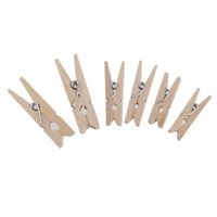 PINCE À LINGE 100pcs Mini Pince à Linge Bois Clips Photo Papier PINCE À LINGE 100pcs Mini Pince à Linge Bois Clips Photo Papier