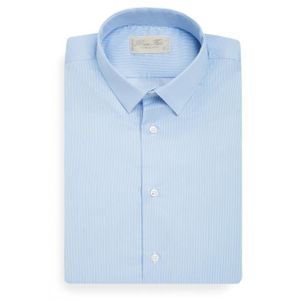 Bleue Achat Bleu Cintrée Très Homme Chemise Coton 100 x4q0atqwz