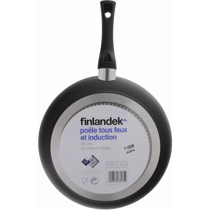 FINLANDEK Poêle en aluminium forgé - 30 cm