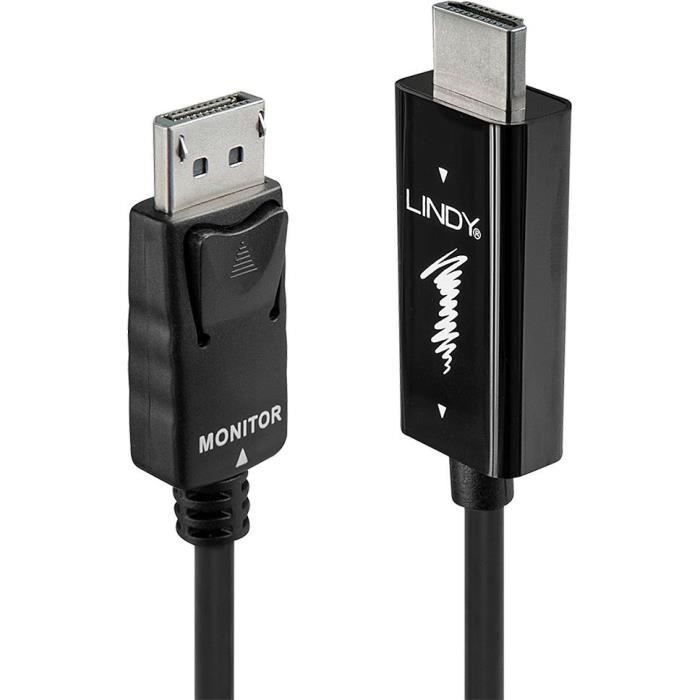 LINDY Câble adaptateur HDMI vers DisplayPort - 1m