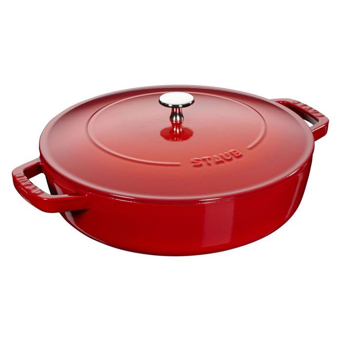 STAUB Sauteuse Chistera - 28 cm - Cerise - 405114740
