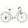 Vélo de ville dame 28" CANTALOUPE 6 vitesses blanc