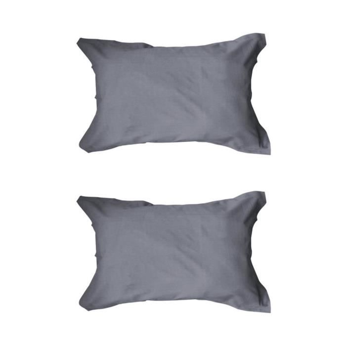 TODAY Lot de 2 taies d'oreiller 50x70cm Canon de Fusil