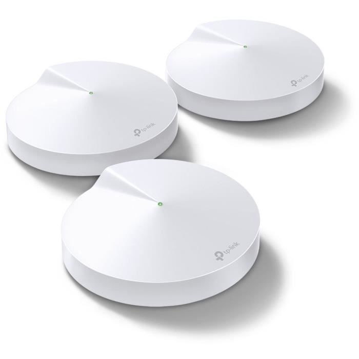 TP-Link Deco P7(3-pack) Système Hybride Mesh WiFi et CPL 600 Mbps - Idéal pour grande maison dotée de murs en béton armé