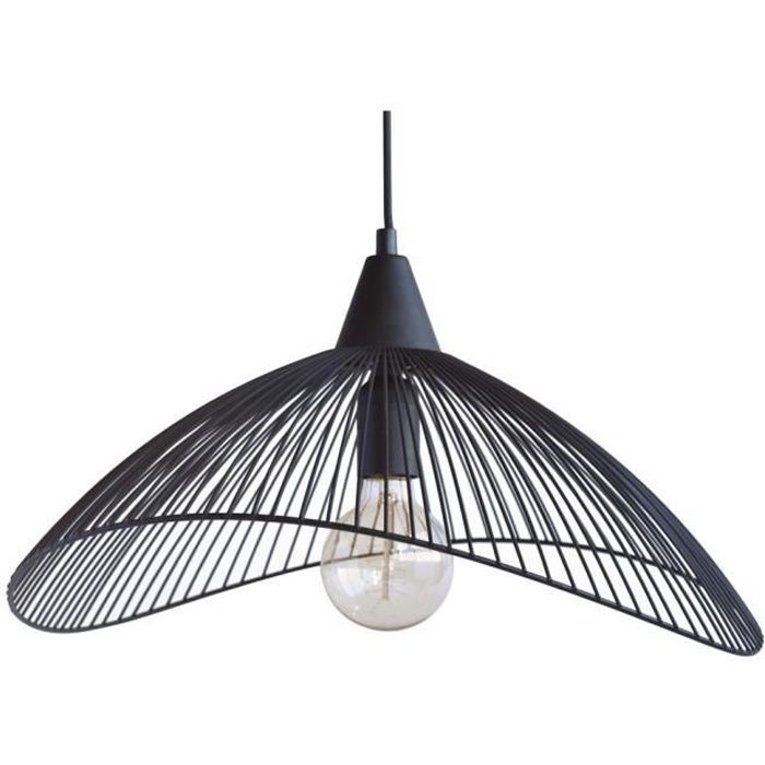Lanternes De Jardin étoile Métal Noir - Lot De 2 (58 Cm Et 41 Cm) Avec Vitres Verre - Décoration Extérieure - 10