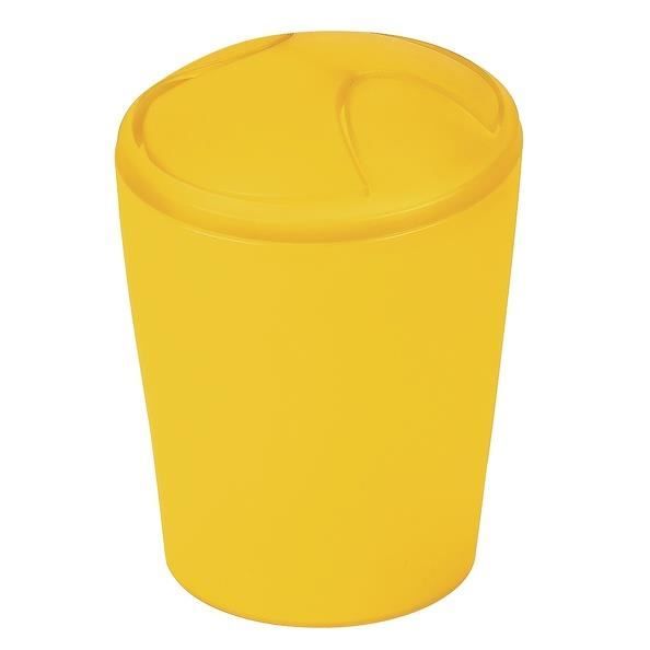 MOVE Poubelle 5L salle de bain 28x20x20 cm Jaune