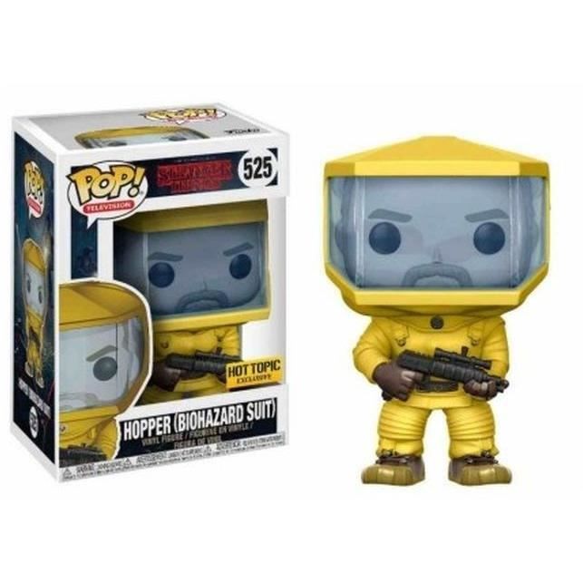 Figurine Funko Pop! Stranger Things Exclusivité: Hopper en combinaison anti-contamination