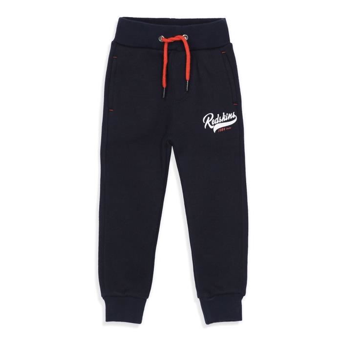 REDSKINS Pantalon de Jogging Sérigraphié Bleu Marine Enfant Garçon