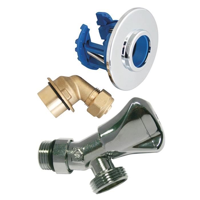SOMATHERM Raccord Robinet machine a laver - pour tube PER - Ø 12 - Raccord a compression PER