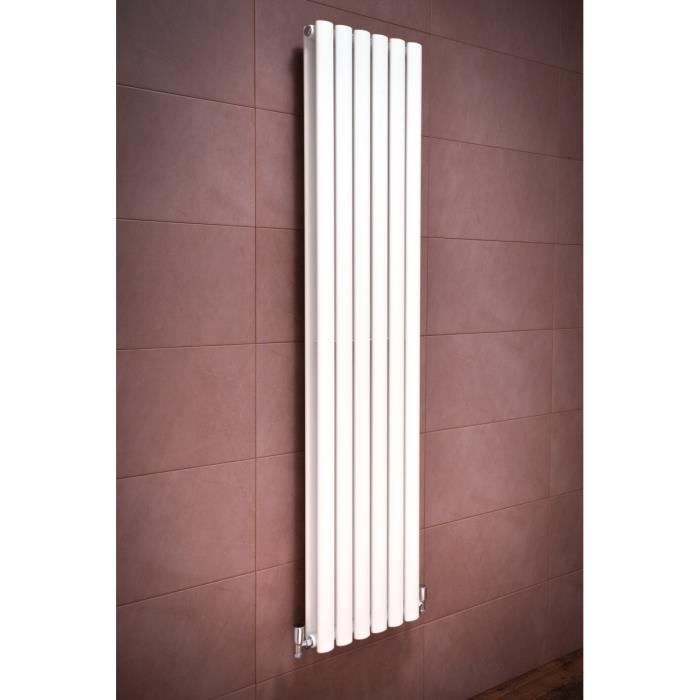 Radiateur eau chaude vertical double design Norden 1235 W ...