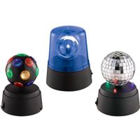 PACK LUMIÈRE IBIZA LIGHTY-PARTY Ensemble de 3 mini effets de lu PACK LUMIÈRE IBIZA LIGHTY-PARTY Ensemble de 3 mini effets de lu