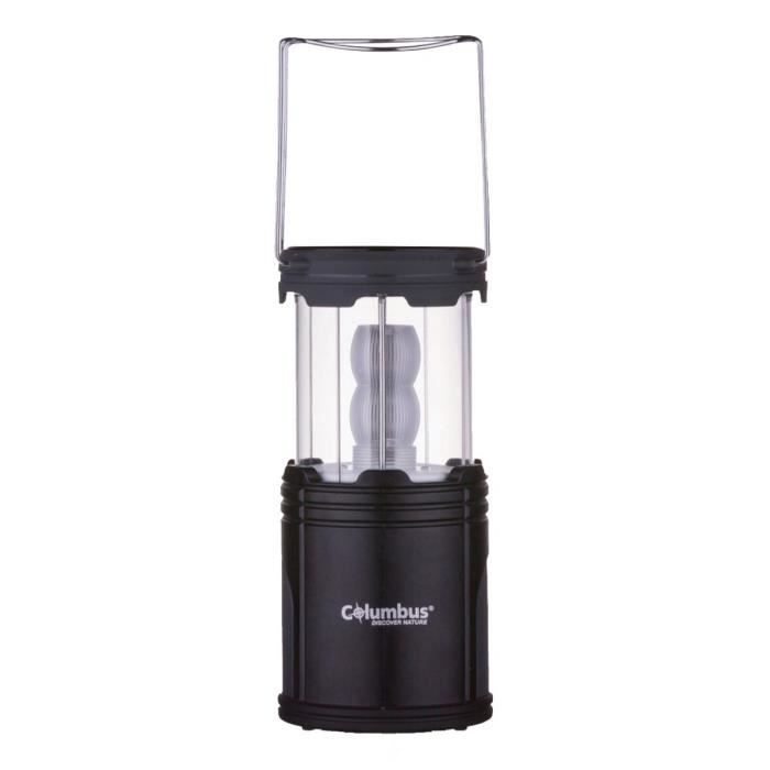 COLUMBUS Lanterne de camping solaire SL1 - Noir