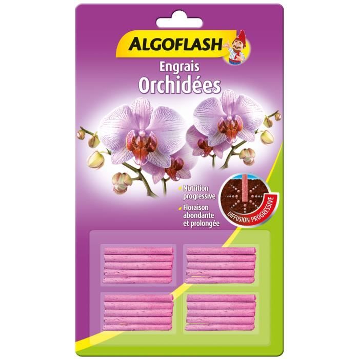 20 batonnets engrais orchidee Algoflash