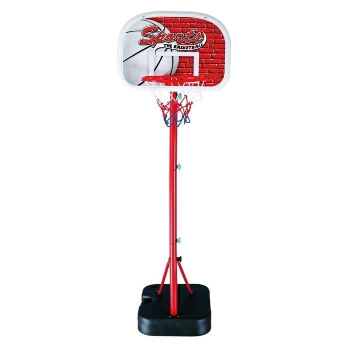 Panier de basket-ball avec Ballon Ajustable 140-166cm
