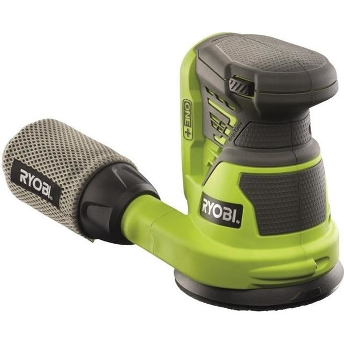 RYOBI Ponceuse excentrique One+ 18 V avec système d'aspiration de poussières