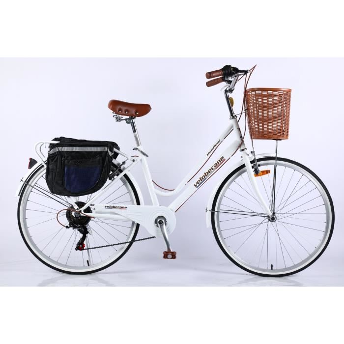 Velobecane Honfleur Vélo de ville Blanc