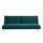 SACHA Banquette clic-clac 3 places - Tissu bleu ca