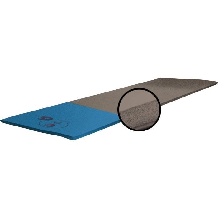 GVG Tapis de sol Oxygène - Mixte - Marron et bleu