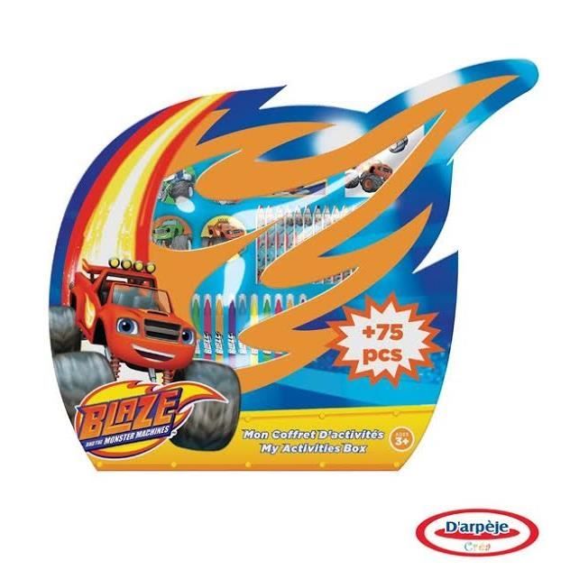 BLAZE - Coffret d'activités - Coloriage - 75 Pièces