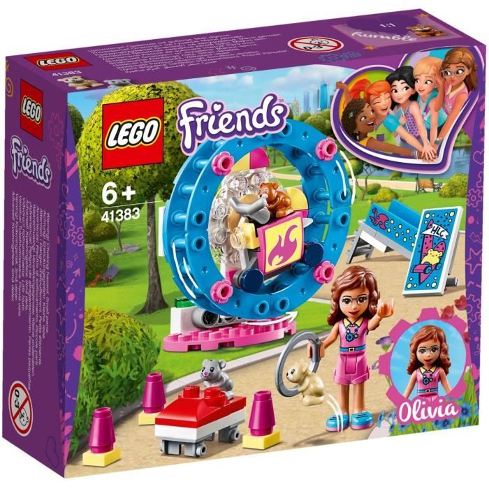 LEGO Friends 41383 L'aire de jeu du hamster d'Olivia