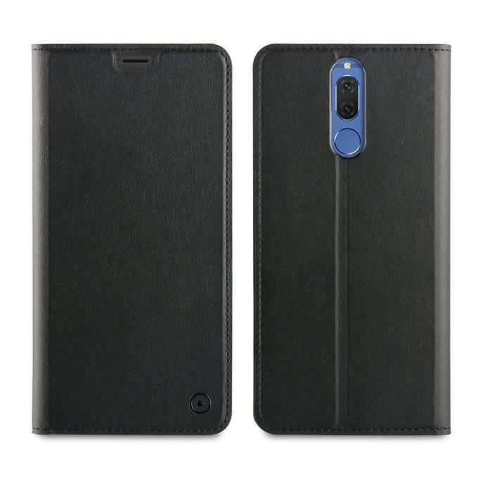 Muvit Etui folio stand Noir pour Huawei Mate 10 Lite