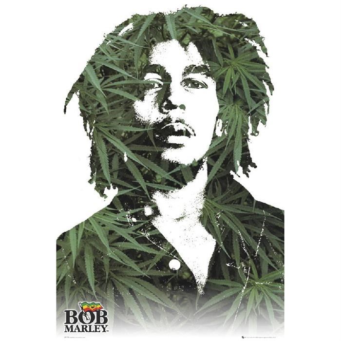 Poster BOB MARLEY leaves (Maxi 61 x 91.5cm)   Achat / Vente TABLEAU