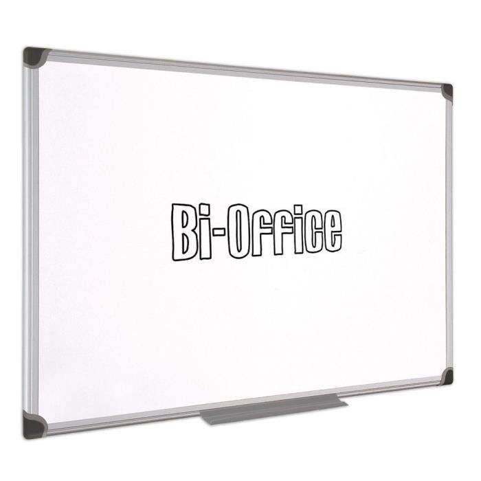 bi-office tableau magnetique blanc melamine 90x120 ma0506170 - achat