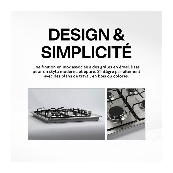 Table de cuisson gaz -  BTG4Z-E01IX1