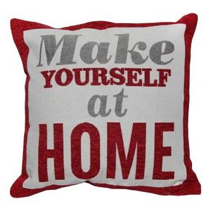 HOUSSE DE COUSSIN Housse de coussin Make yourself at home (coussin n