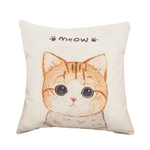 Taie d/'oreiller Coussin Housse /"smile/" 40x40cm polyester zierkissen DECO