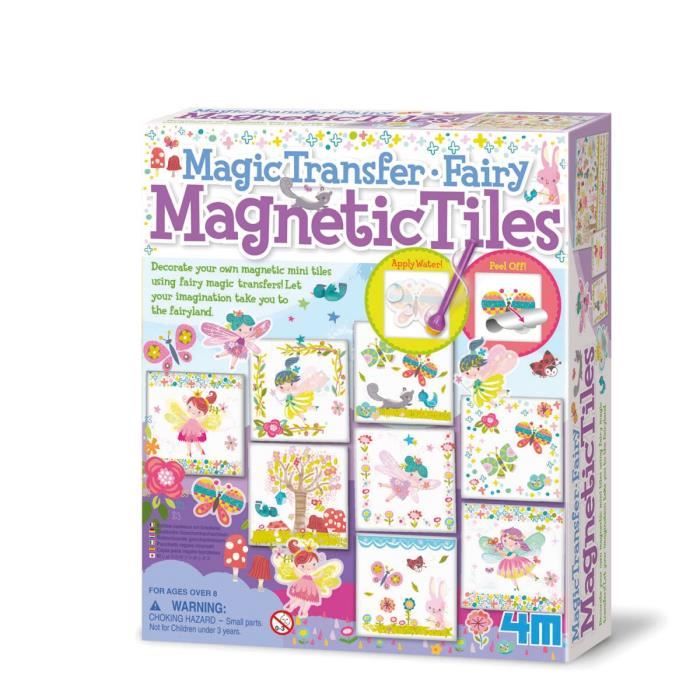 4M CREA Kit magnets transfert magique - Fées