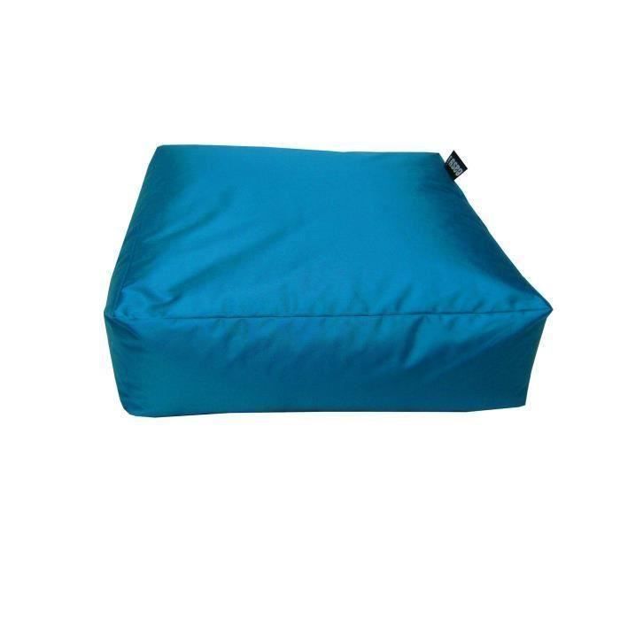 EASY FOR LIFE Coussin de sol Blok - 90cm - Bleu pétrole