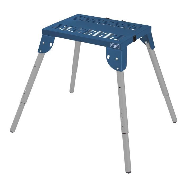 SCHEPPACH Table multifonctions 60x45 cm ajustable à 6 niveaux MT60