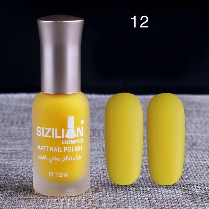 12ml Mat Mat Vernis à Ongles à Séchage Rapide Durable Nail Art Ongle Mat Vernis à Ongles Gel At Dr393