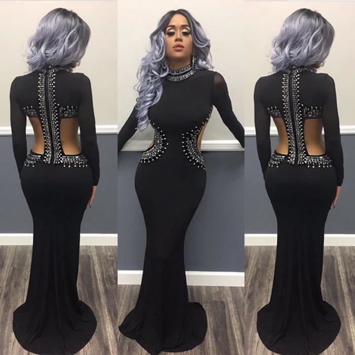 Sexy Robe de Cocktail bar Femme Jupe Longue 2018 Party Pour soirée robe de marriage