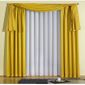 Wirth Australien Rideau simple à passants, Polyester, jaune, 225-135 ... Wirth Australien Rideau simple à passants, Polyester, jaune, 225-135 ...
