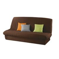 HOUSSE DE CANAPE Housse de clic clac + bande socle ESSENTIEL CHOCOL HOUSSE DE CANAPE Housse de clic clac + bande socle ESSENTIEL CHOCOL