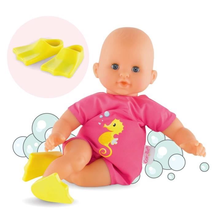 COROLLE Bébé Bain Plouf Rose - Poupon