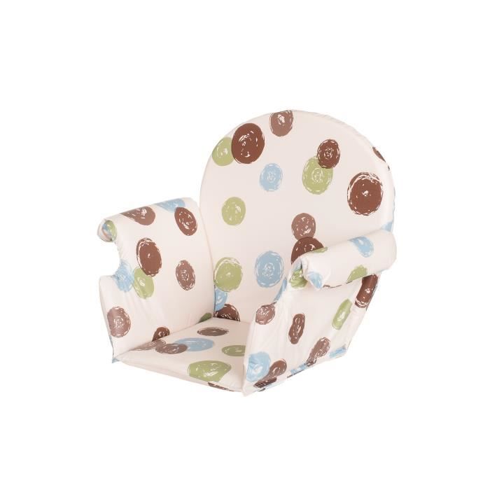 GEUTHER Coussin Chaise Luxe Matelassé Pois