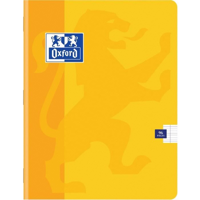 OXFORD Cahiers Openflex 17x22 Seyes - Jaune