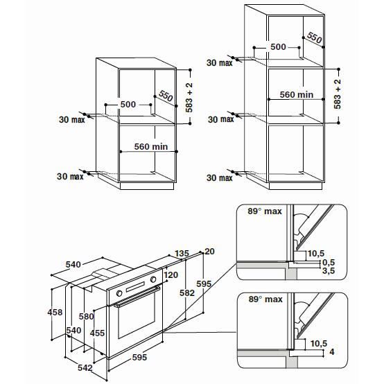 AKP449IX  Four 63 L multifonction Air brassé2