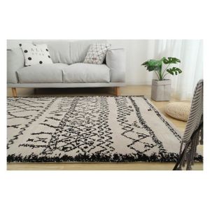 TAPIS Tapis style berbère Kumi écru 150 x 220 cm