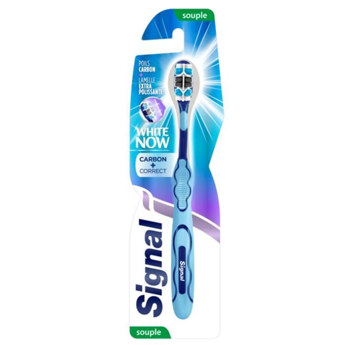 SIGNAL Brosse à dent White Now Carbon Cor Soup Avec Perlite