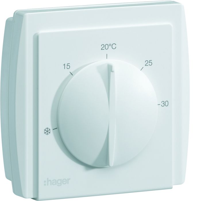 Thermostat ambiance simple HAGER 54185 à memb… Achat / Vente