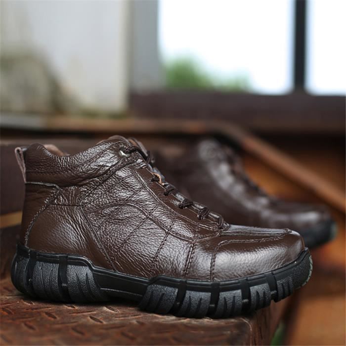 Confortable Couleur Unie Qualité Homme Durable 2018 38 Chaussures Antidérapant Bottines 47 Meilleure y16H8Twqxx