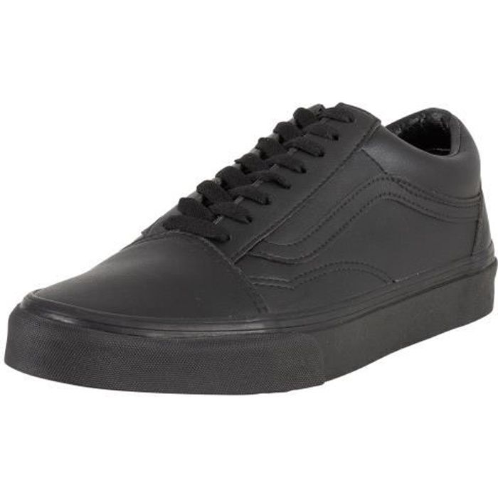 vans en cuir noir vans en cuir noir