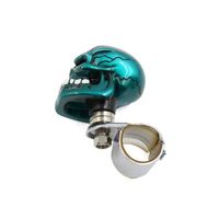 COUVRE-VOLANT Tête crâne vert Style Individuation Force Volant b COUVRE-VOLANT Tête crâne vert Style Individuation Force Volant b