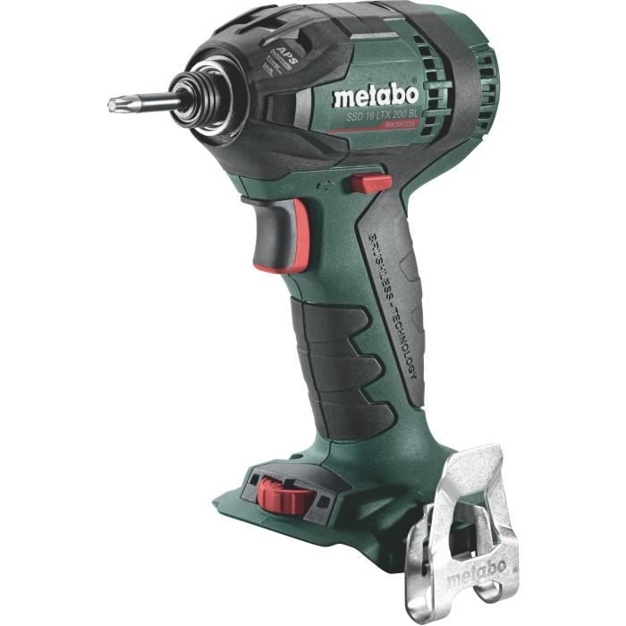 METABO Visseuse à chocs sans fil SSD 18 LTX 200 BL - 18 V