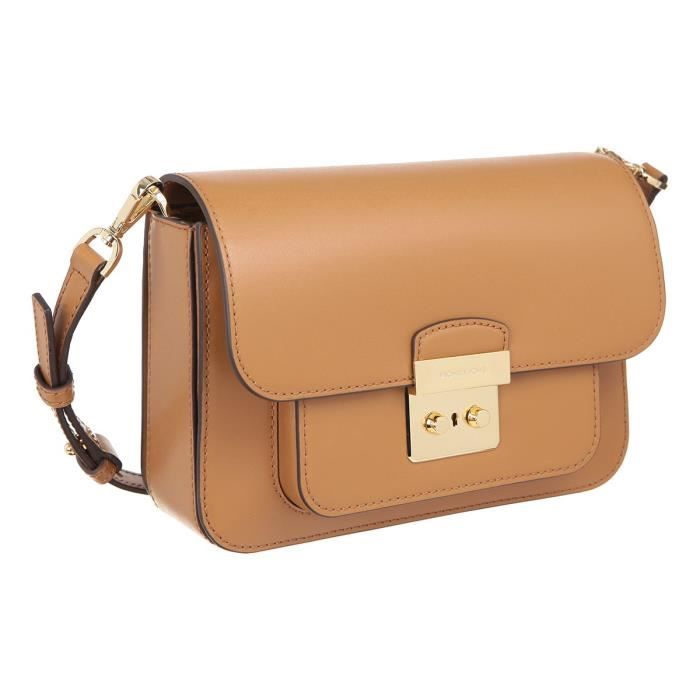 MICHAEL KORS Sac petit SLOAN EDITOR 30T7GS9L3L LG SHOULDR Marron Femme