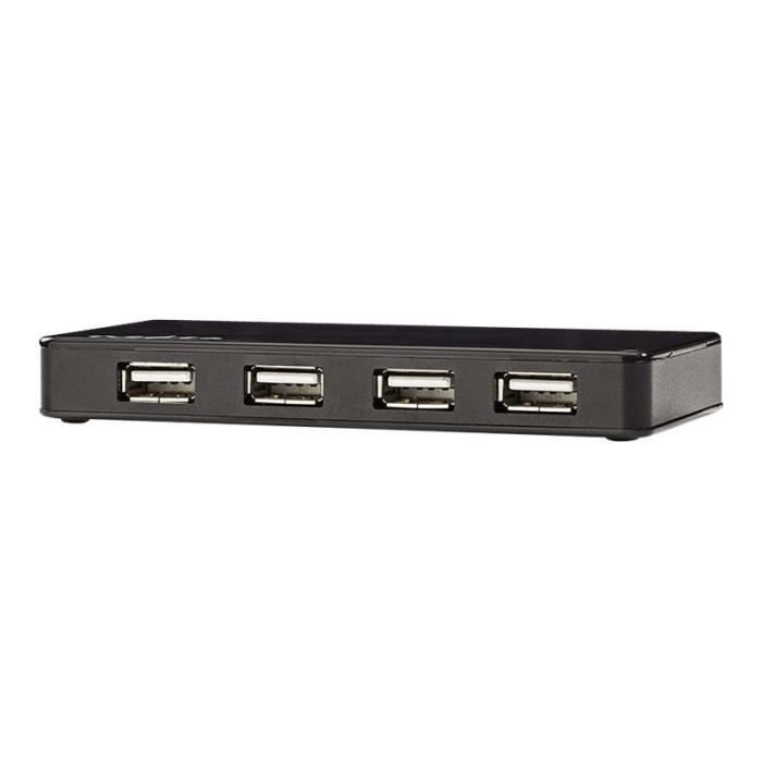 Nedis UHUBU2430BK Concentrateur (hub) 4 x USB 2.0 Ordinateur de bureau